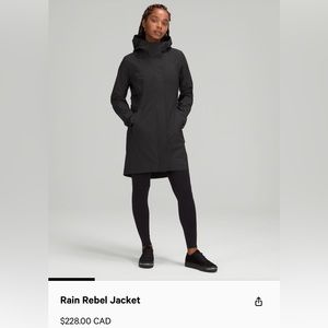 Lululemon Rain Rebel Jacket - new without tags attached